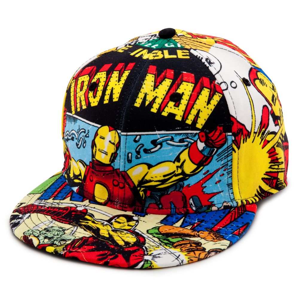 Flat Bill Marvel Comics Iron Man Baseball Cap