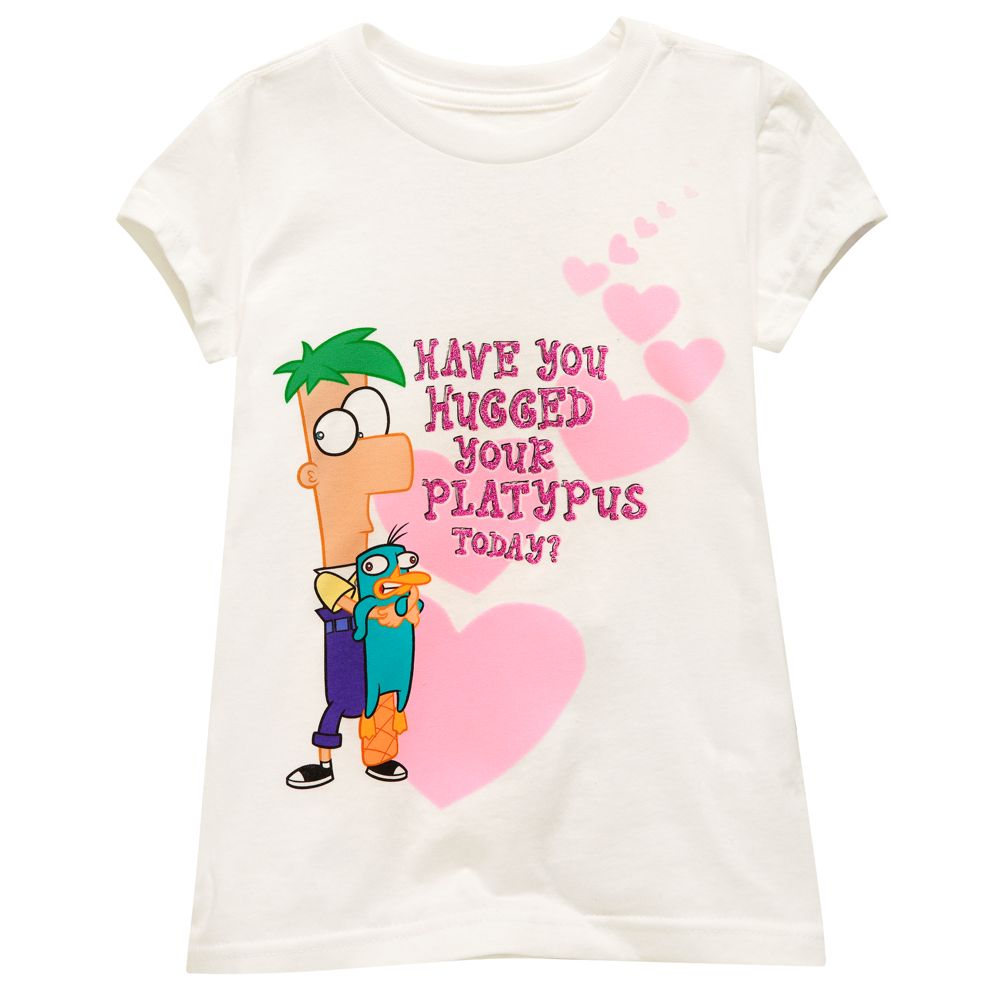 Ferb and Perry Tee for Girls -- Made With Organic Cotton