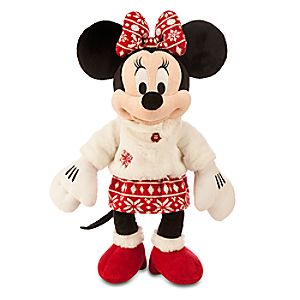 Minnie Mouse Holiday Plush - Medium - 16''
