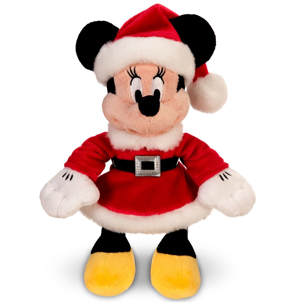 Mini Bean Bag Mrs. Claus Minnie Mouse Plush Toy -- 10 H