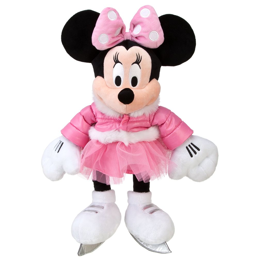 2011 Ice Skating Minnie Mouse Plush Toy -- 20'' H