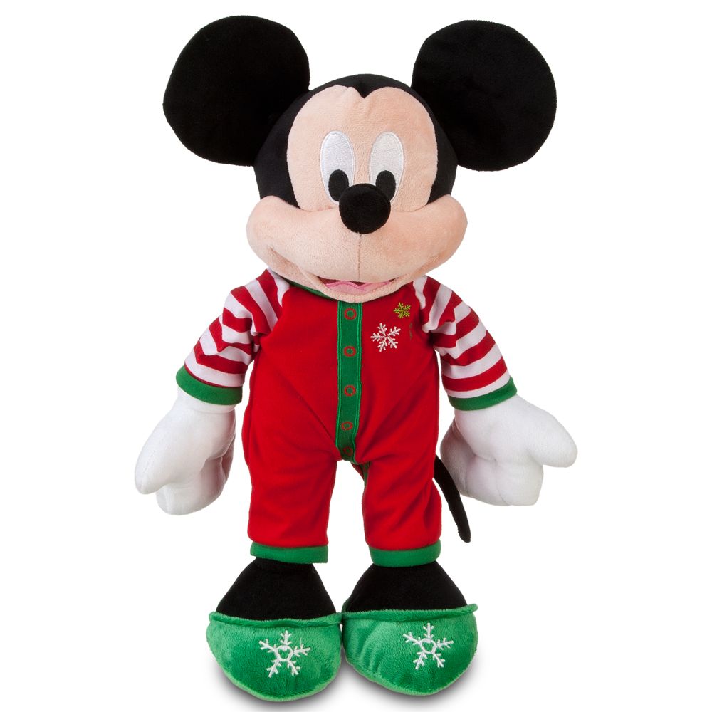 2011 Share the Magic Holiday Pajamas Mickey Mouse Plush Toy -- 13'' H