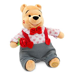 Winnie the Pooh Plush - Valentine's Day - Medium - 11''