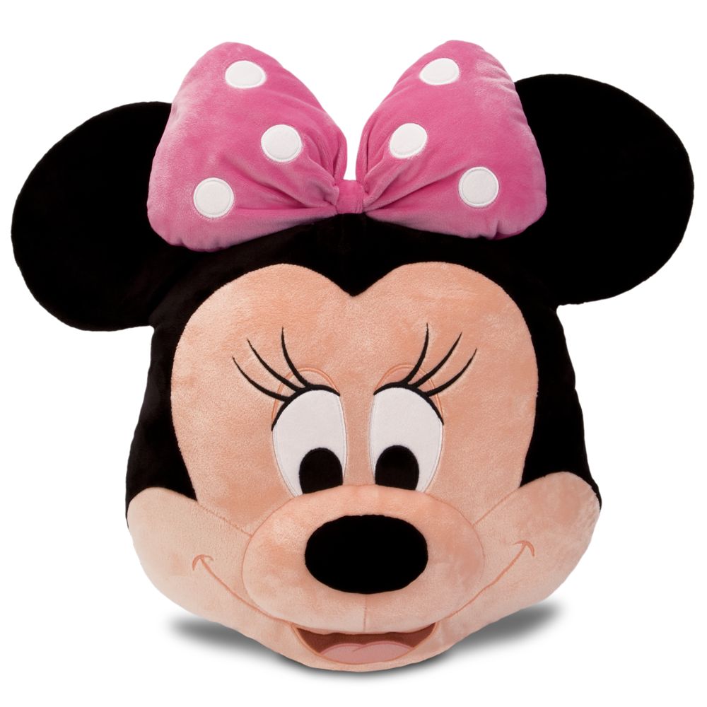 Minnie Mouse Plush Head Cushion Pillow -- 16 H