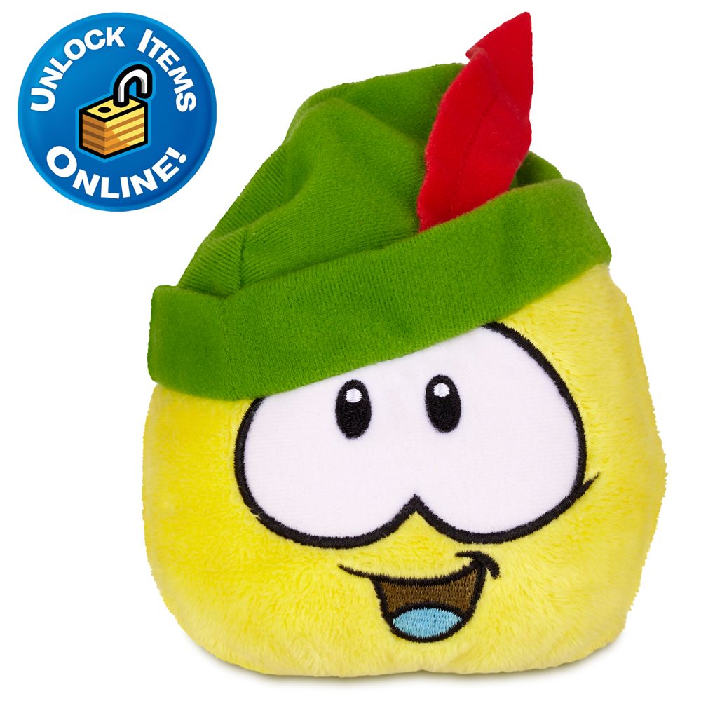 Club Penguin Sherwood Yellow Pet Puffle Plush -- 4 H