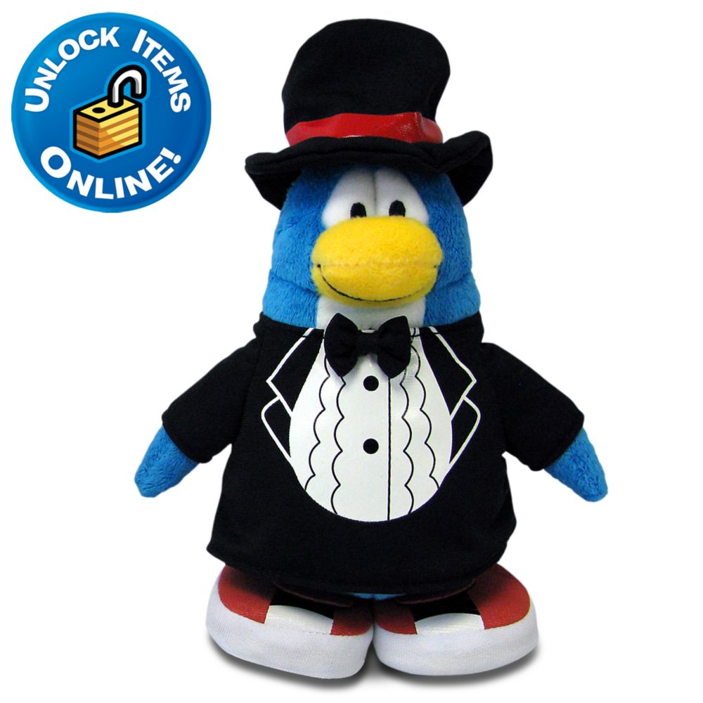 Club Penguin 6'' Limited Edition Penguin Plush -- Classy T-Shirt