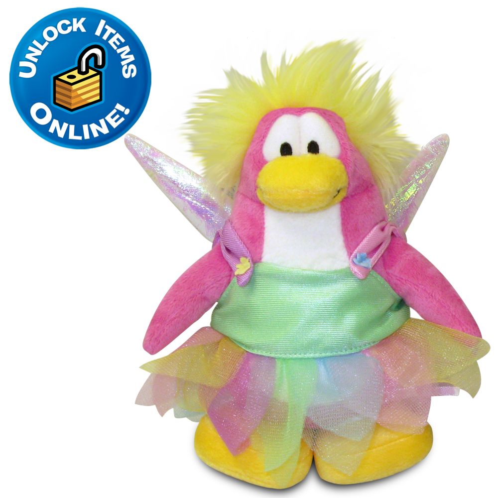 Club Penguin Faery (Semi Rare) Limited Edition Penguin Plush Toy -- 6 H