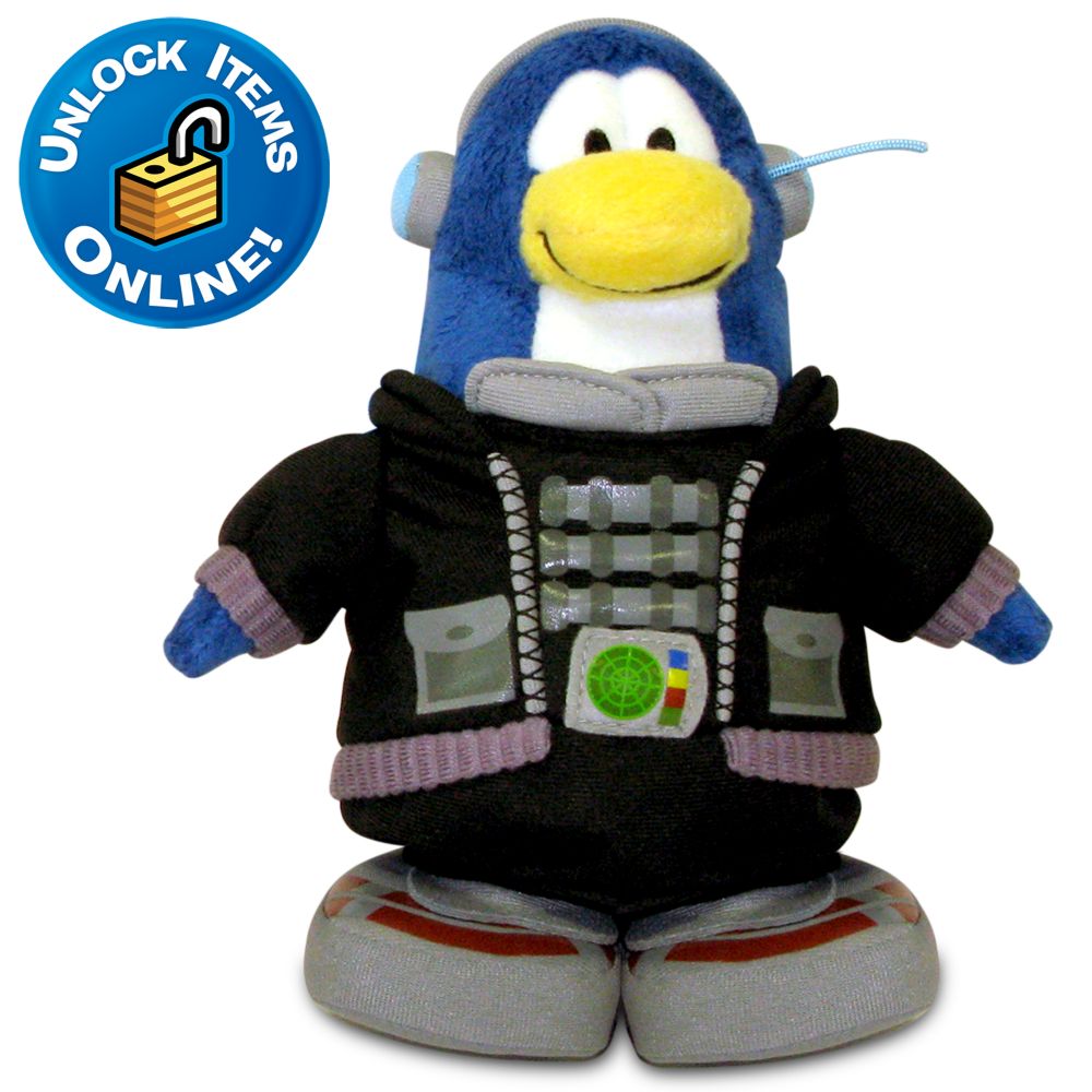 Club Penguin Tactical Agent Limited Edition Penguin Plush -- 6 H