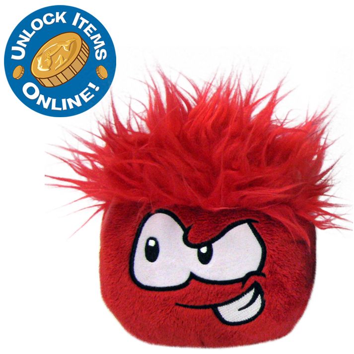 Club Penguin 3 Red Pet Puffle