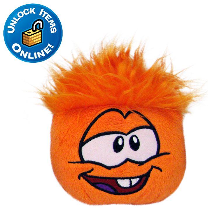 Club Penguin Orange Pet Puffle -- 3'' H