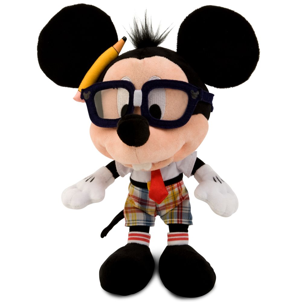 Nerd Mickey Mouse Plush -- 11
