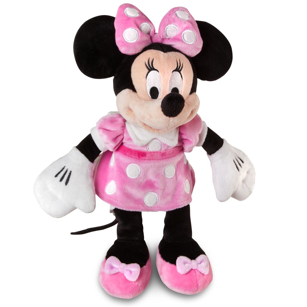 Small Minnie Mouse Plush -- 12 H -- Pink Dress