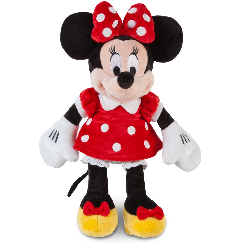 Small Minnie Mouse Plush -- 12 H  -- Red Dress