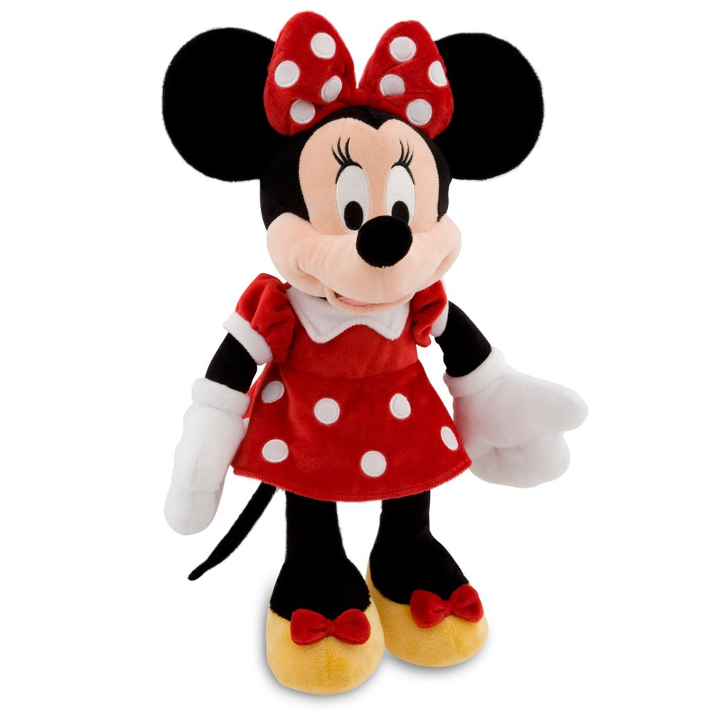 Minnie Mouse Plush - Red Dress -- 19 H