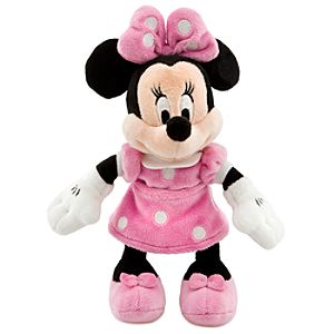 Minnie Mouse Plush - Pink - Mini Bean Bag - 9 1/4