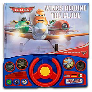 Planes Wings Around the Globe Book with Sound Effects