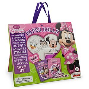 Minnie Mouse Bow-tique Paper Dolls Set