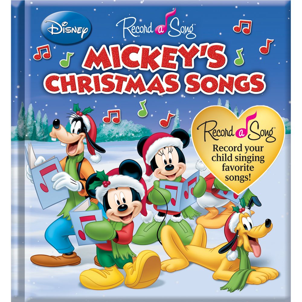 Mickeys Christmas Songs Record-A-Song Book