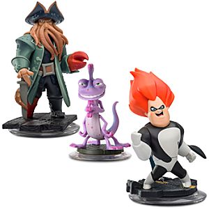 Disney Infinity Villains Figure Set - Davy Jones, Randall and Syndrome - Pre-Order