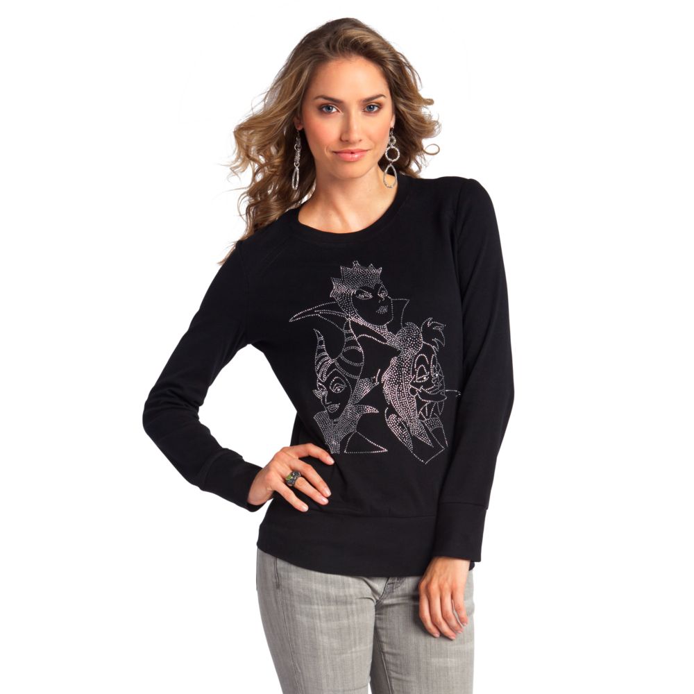 Long Sleeve Disney Villains Tee for Women