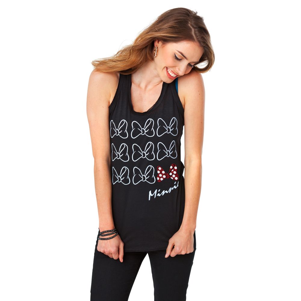 Bow Minnie Mouse Tank Top for Women