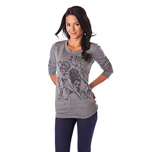 Long Sleeve Disney Villains Tee for Women