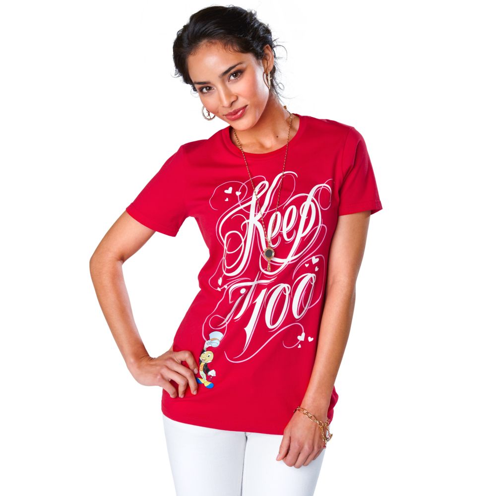 Kidada for Disney Store Keep It 100 Jiminy Cricket Tee for Women