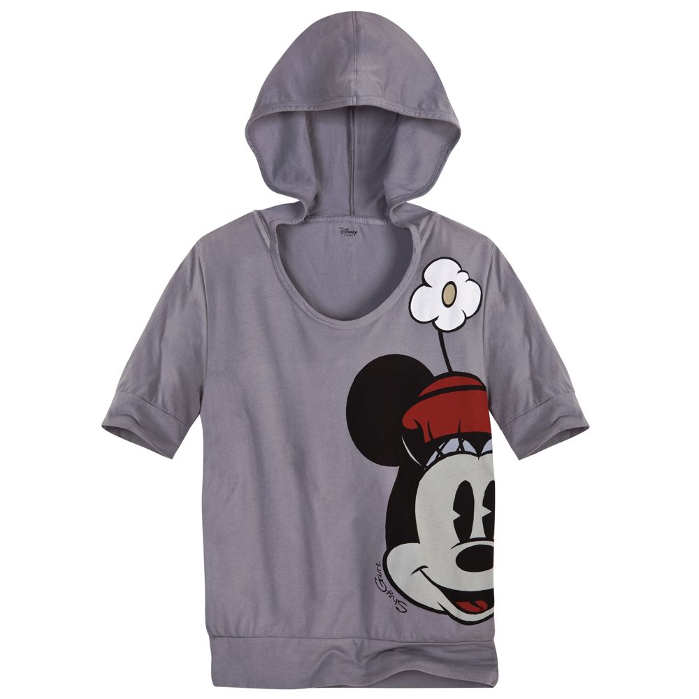 Hooded Fashion Minnie Mouse Tee for Women