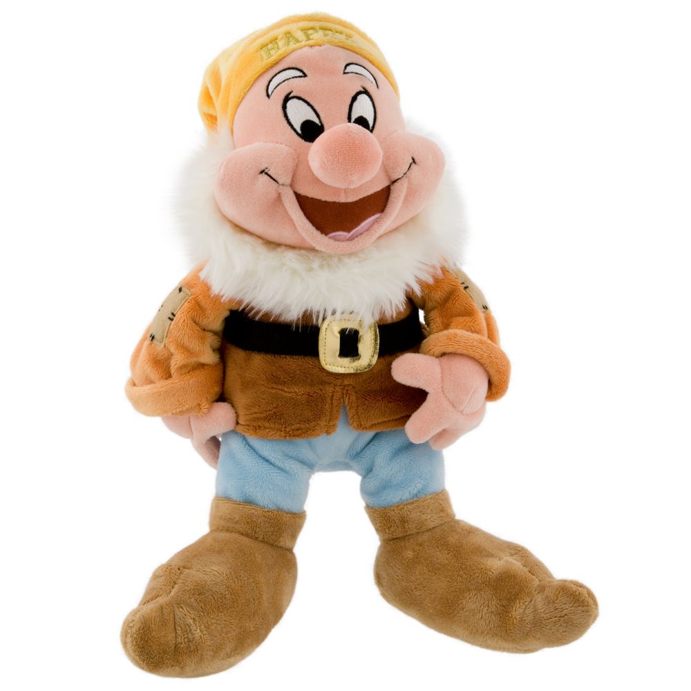 Seven Dwarfs Happy Plush Toy - 11''