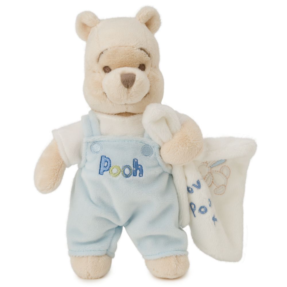 Coverall Pooh Plush Mini Bean Plush Toy - Blue
