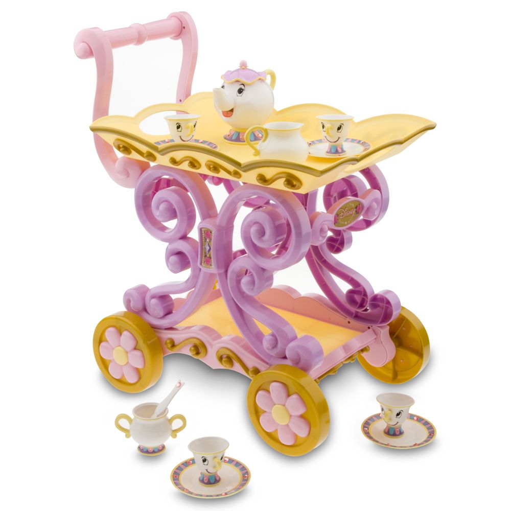 Belle's Enchanted Deluxe Tea Cart Play Set