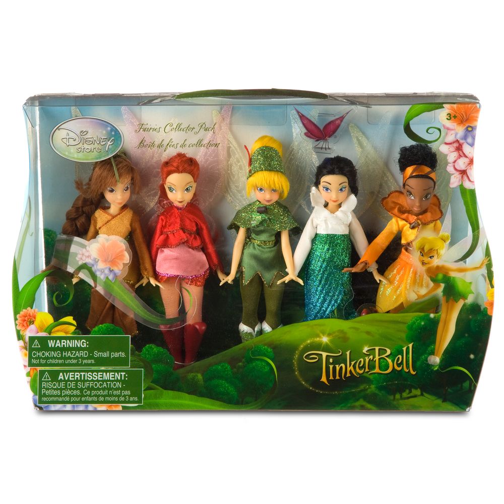 Disney Fairies Fall Fairies Doll Play Set -- 5 pack