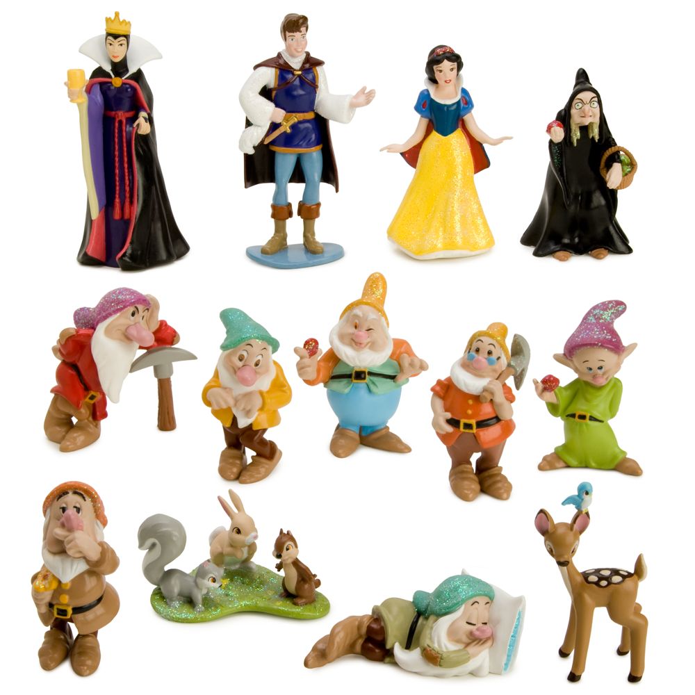 Deluxe Snow White Figurine Play Set - 13-Pc.