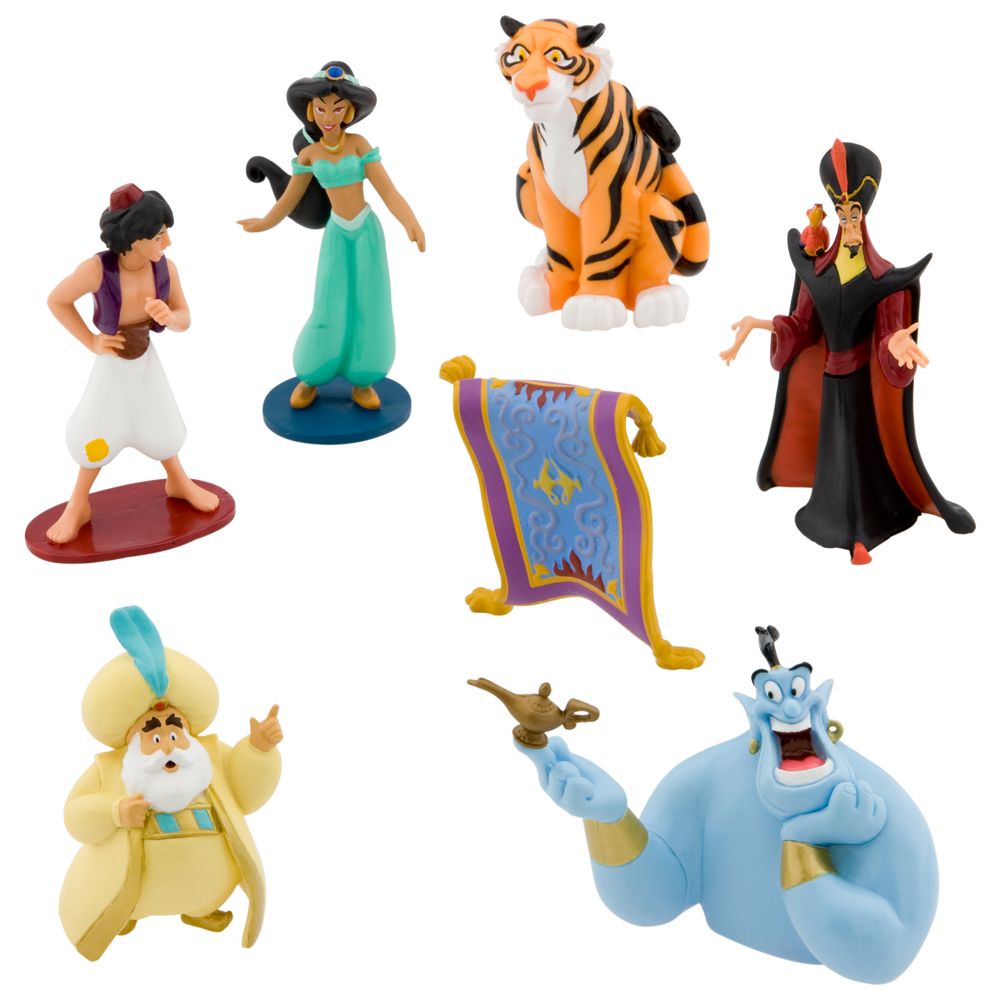Aladdin Figurine Play Set -- 7-Pc.