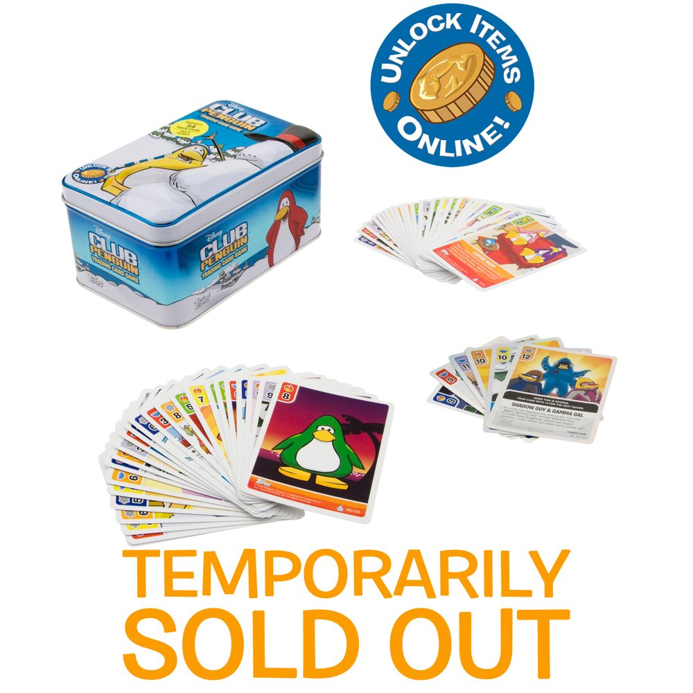 Club Penguin Card-Jitsu Trading Cards & Tin