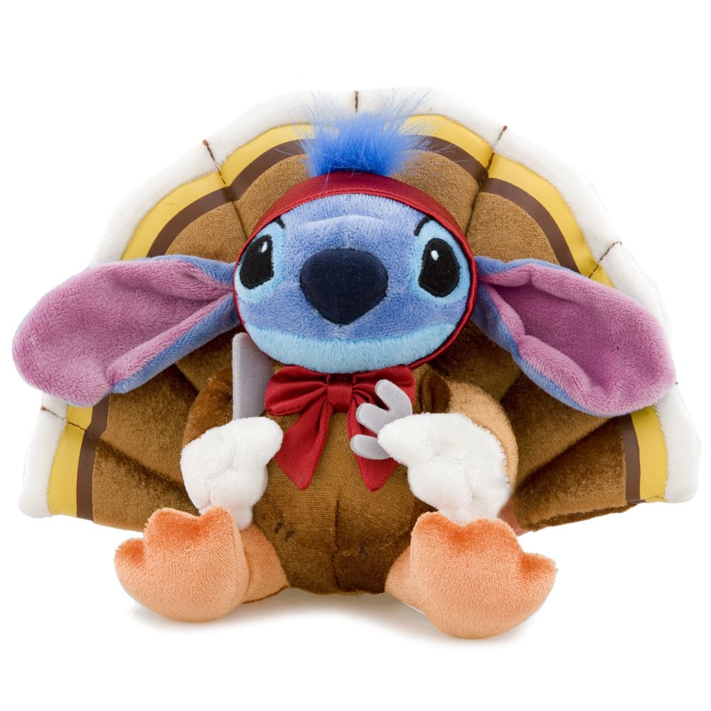 Turkey Stitch Plush Mini Bean Bag Toy -- 7''