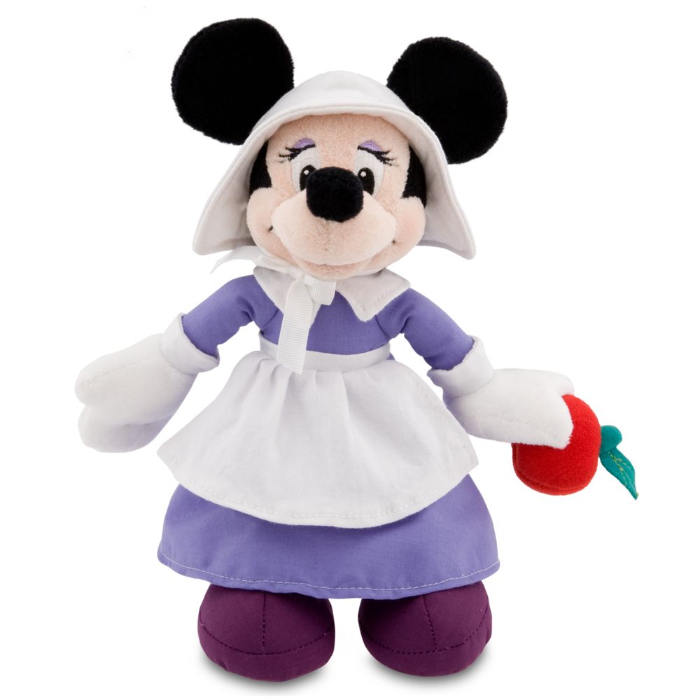 Pilgrim Minnie Mouse Plush Mini Bean Bag Toy -- 10''