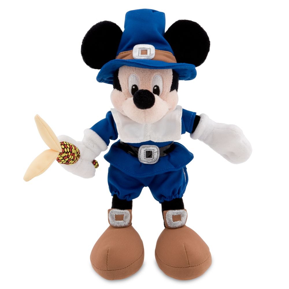 Pilgrim Mickey Mouse Plush Mini Bean Bag Toy -- 9''