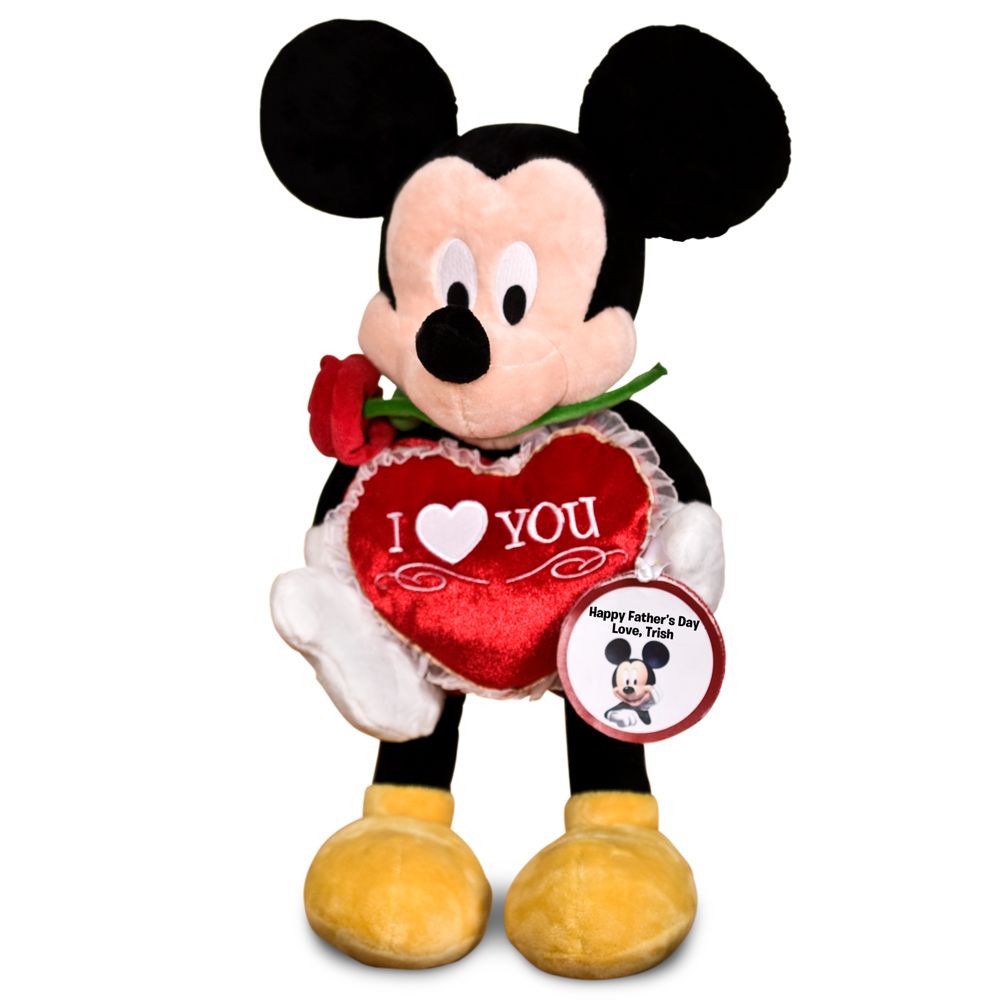 Disney Gram Personalized Mickey Mouse I Love You Plush -- 17''
