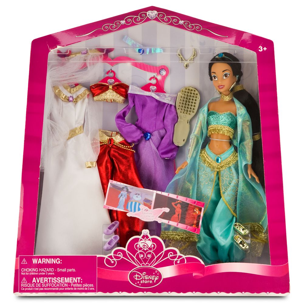 Deluxe Jasmine Doll and Wardrobe Play Set -- 11''