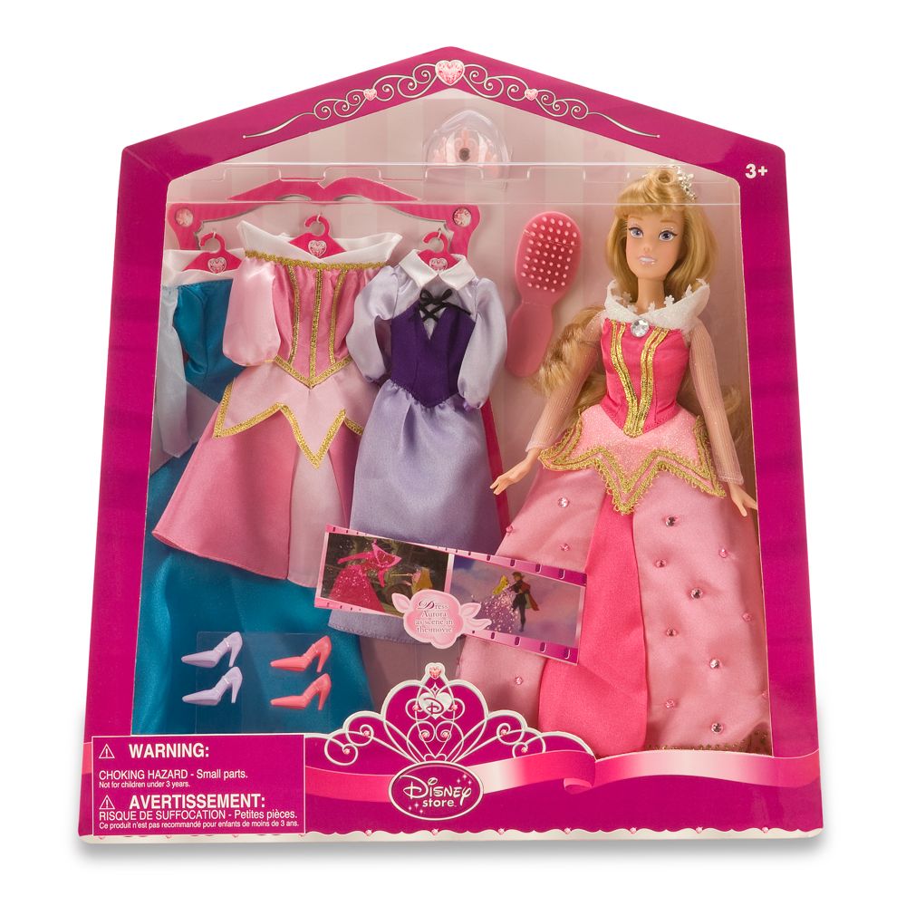 Deluxe Aurora Doll and Wardrobe Play Set -- 11''