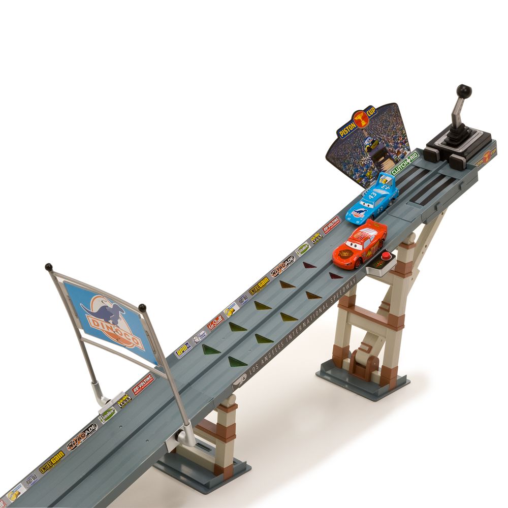 Disney Cars Drag Strip Launcher Track with Cars