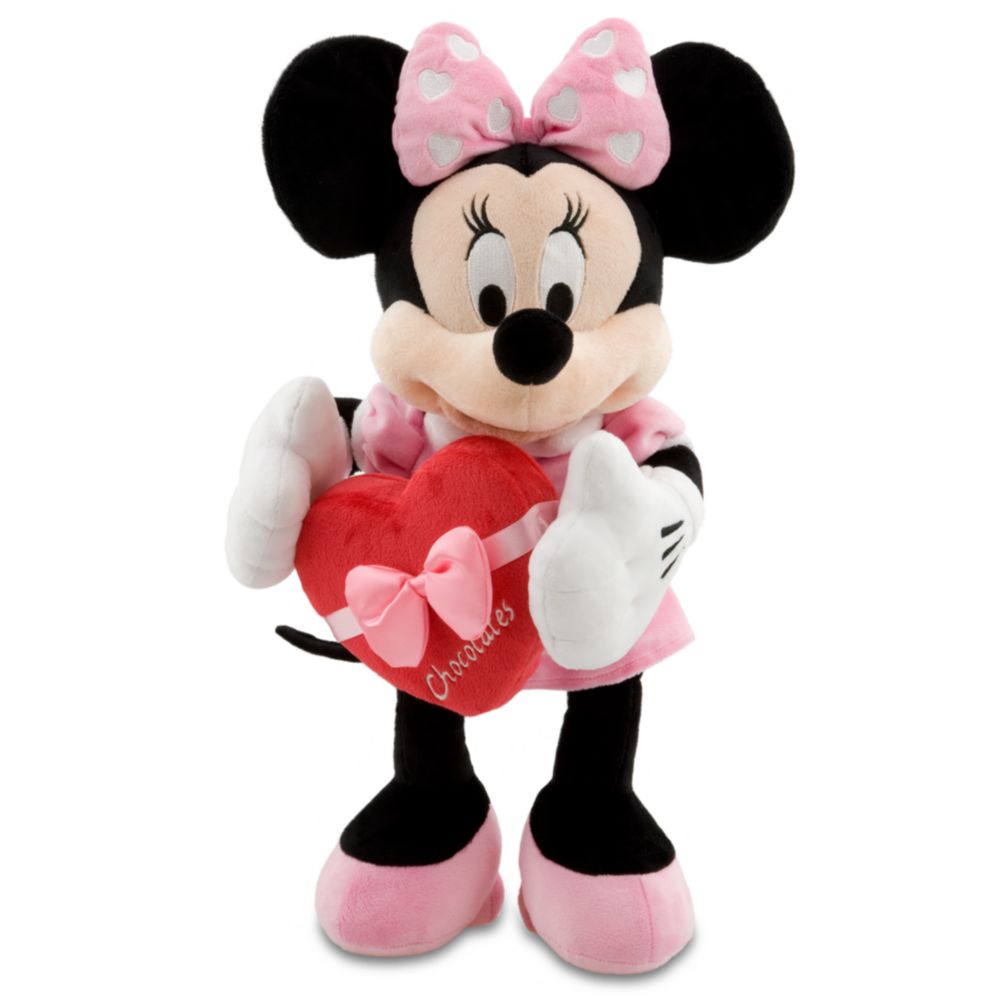 Valentine's Day Minnie Mouse Plush Toy - 18''
