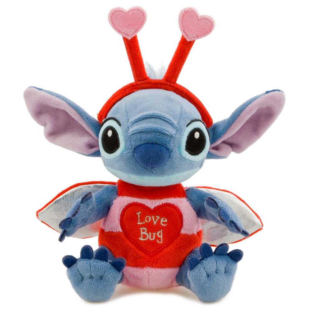 Valentine's Day Stitch Mini Bean Bag Plush