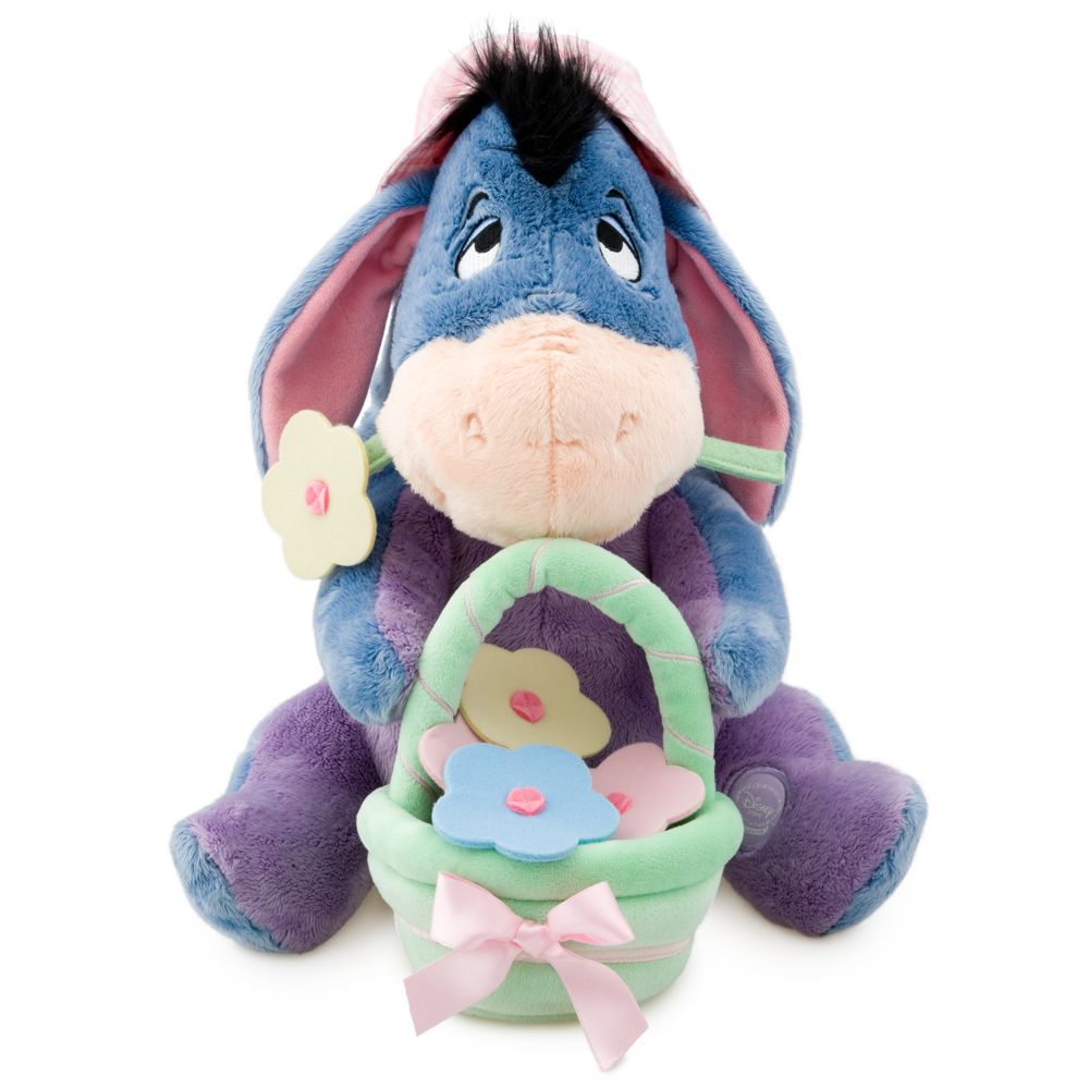 Easter Basket Eeyore Plush Toy -- 13''