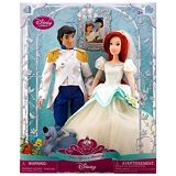 Disney Princess Once Upon a Wedding Eric and Ariel Doll Set -- 2-Pc.
