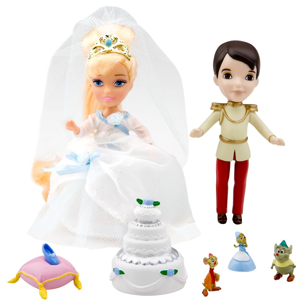 ''Once Upon a Wedding'' Disney Princess Darlings Doll Set -- Cinderella and Prince Charming