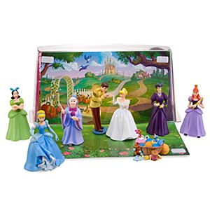 Cinderella Figure Play Set -- 8-Pc.