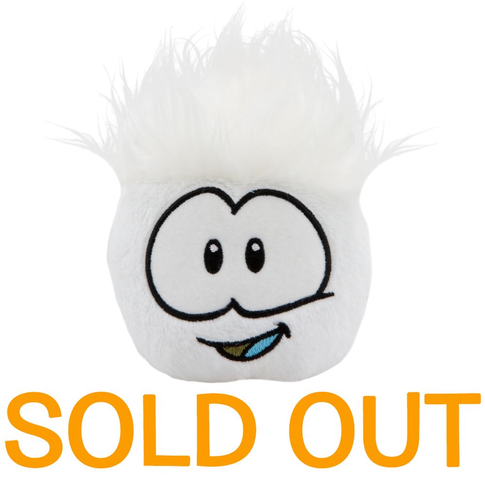 Club Penguin 4'' White Pet Puffle -- Series #3