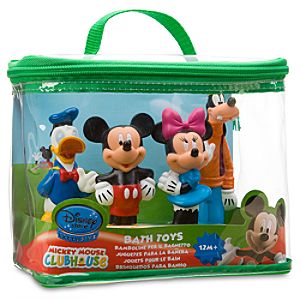 Mickey Mouse Clubhouse Bath Toy Play Set -- 4-Pc.